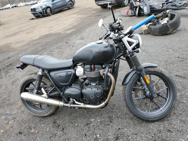  Salvage Triumph Motorcycle Street