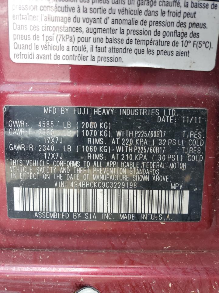 Subaru Outback 2.5i Limited Image 12