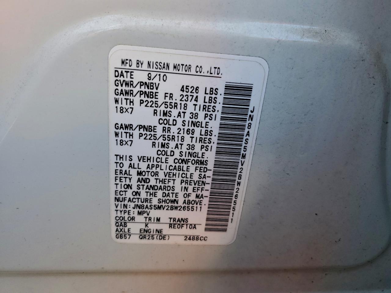 Nissan Rogue S Image 10