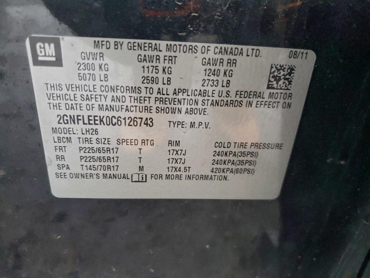 Chevrolet Equinox Lt Image 7