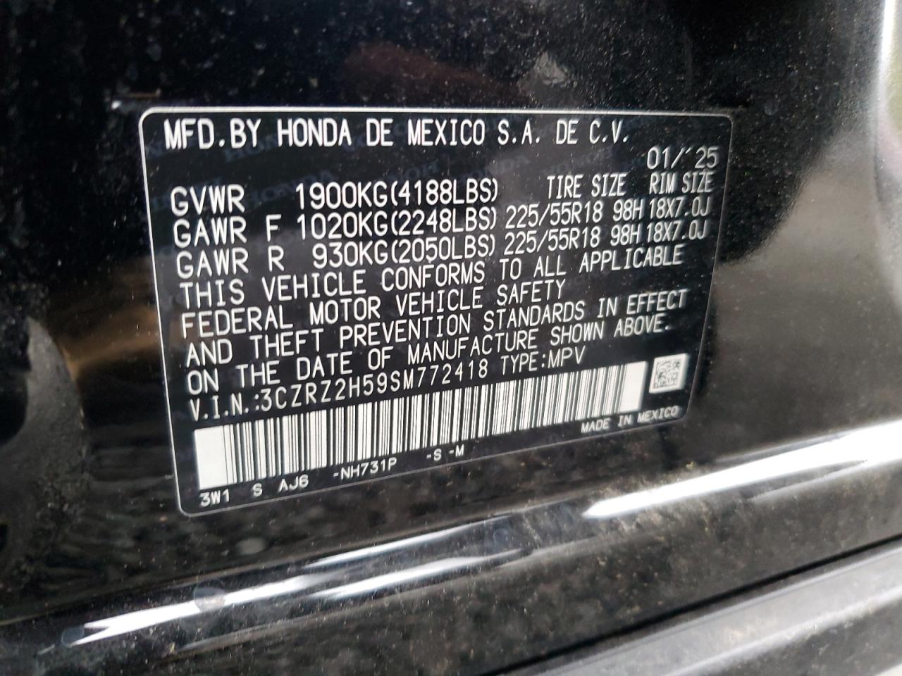 Honda HR-V Sport Image 10