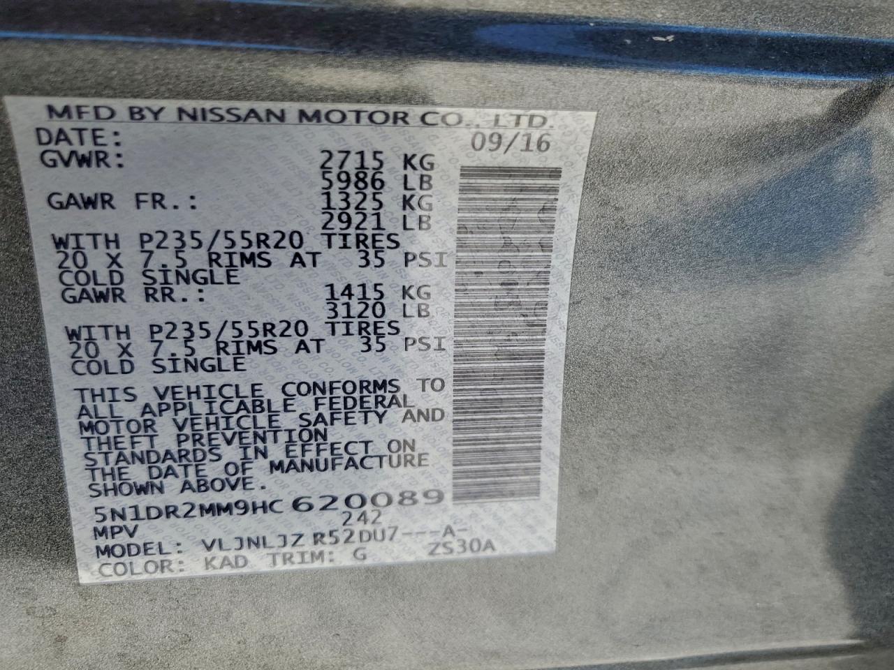 Nissan Pathfinder S Image 9