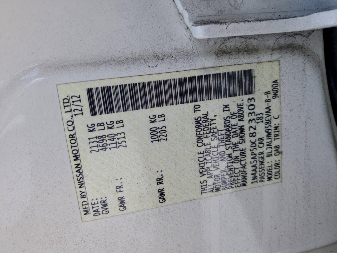 Nissan Maxima S Image 10