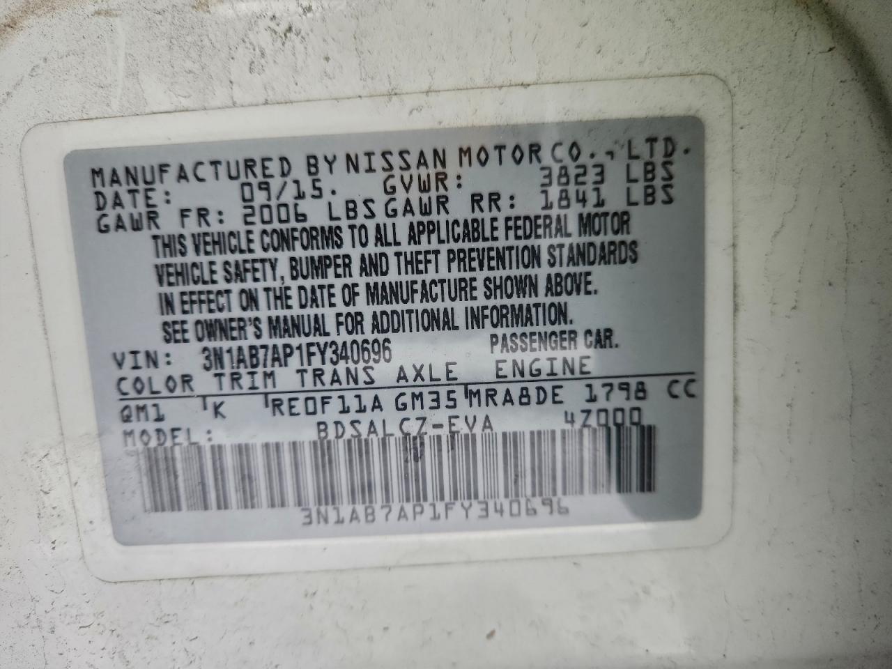 Nissan Sentra S Image 9