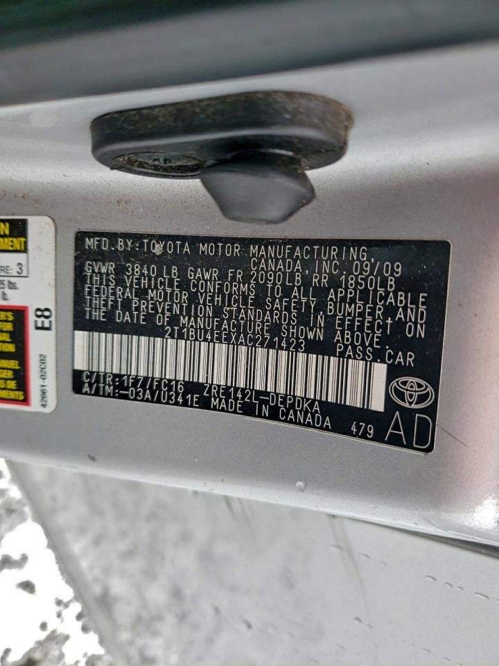 Toyota Corolla Base Image 7