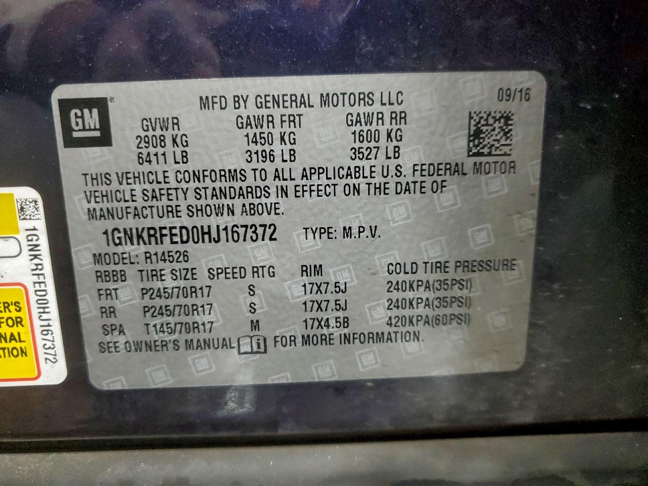 Chevrolet Traverse Ls Image 8