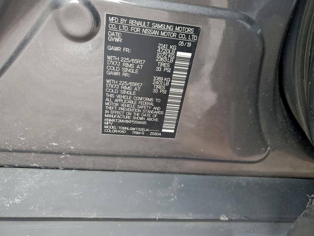 Nissan Rogue S Image 10