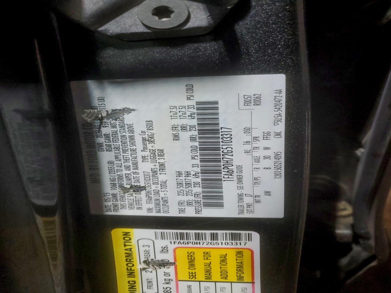 Ford Fusion Se Image 4