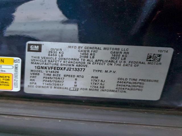 Chevrolet Traverse Ls Image 13