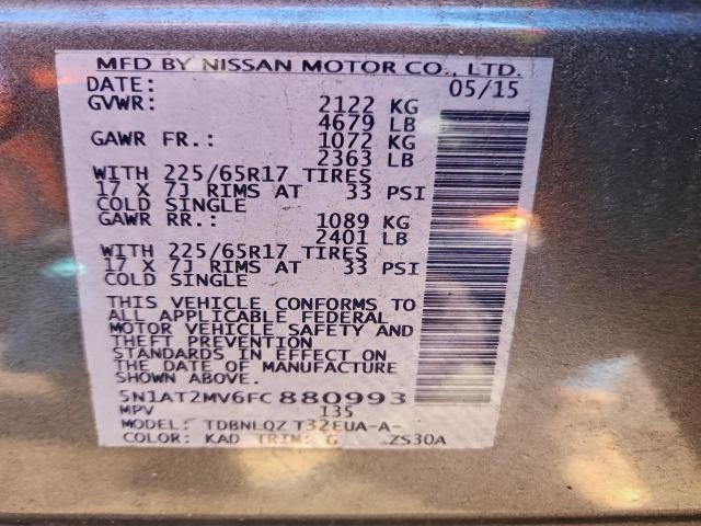 Nissan Rogue S Image 3